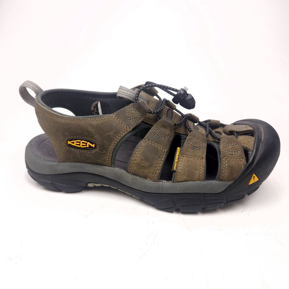 KEEN Mens Newport H2 Waterproof Hiking Sandals Brown Size 8.5 US